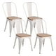 thumbnail image 1 of Pack 4 Sillas Tolix Asiento De Madera Blanco, 1 of 6