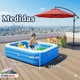 thumbnail image 4 of Piscina Inflable Rectangular 210x140x60 CM Color Azul, 4 of 9