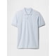 thumbnail image 4 of Polo GAP Stretch Piqué para hombre Serene Blue, talla XL, 4 of 4
