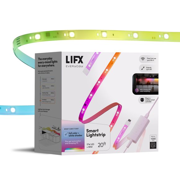 Tira de Luz LIFX Everyday 6m RGB Blanco Ajustable Wi-Fi