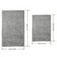 thumbnail image 4 of 1pc Non-Slip Chenille Bathroom Rug - Soft and Stylish Carpet for Kitchen, Bedroom, and Bathroom - Machine Washable and Durable, 4 of 5