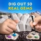 thumbnail image 2 of Kit de excavación de piedras preciosas Blue Marble de National Geographic con 50 gemas, 2 of 7