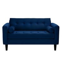 Bodevir - Sofa Retro 2C Felpa 00 Azul Marino