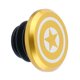 thumbnail image 2 of 1 pieza Aleación Bicicleta Bicicleta Manillar Extremo Tapones Bar End Cap Golden B, 2 of 5