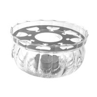 Magideal - Calentador De Tetera Con Vela, Estufa De Velas, Decorativo, De Vidrio Transparente, Uso Versátil, Base Para Tetera, Soporte Para Tetera Para Restauran