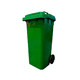 thumbnail image 2 of Contenedor de basura plastico 120 litros color Verde, 2 of 3