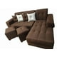 thumbnail image 1 of Sofa Seccional L 3 Cuerpos Café, 1 of 2