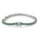 thumbnail image 2 of Pulsera de Diamante de 4 Mm Moissanite Tennis Bracelets para Mujer Color D Claridad VVS1 Pulsera de Moissanita de Plata Esterlina S925 con Certificado, 2 of 9