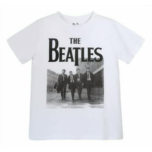 Polera Mc Mujer Banda Blanco The Beatles