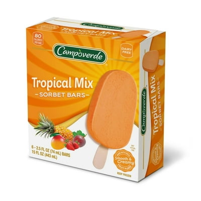 Helado Paleta Sabor Tropical Mix Caja 443 Ml Campoverde