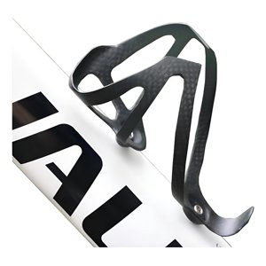 Riderace - Porta Caramañola De Carbono Ultra Liviano Y Resistente Grafito Oscuro