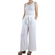 thumbnail image 1 of Pantalon Palazzo Mujer Tipo Lino Casual Semi Formal Tiro Alto 106, 1 of 6