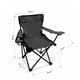 thumbnail image 3 of Pack X2 Silla Plegable Camping Silla Playa Con Portavasos, 3 of 5