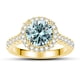 thumbnail image 3 of Anillos de Moissanita para Mujer 1 Uds Corte Redondo Color D VVS1 Anillos de Diamante Moissanita Anillos de Compromiso y Boda para Mujer con Certificado, 3 of 9