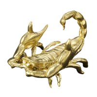 Bothyi - Figura Decorativa De Escorpión, Escultura Animal Para Fiesta, Estantería, Sala De Estar, Color Dorado