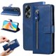 thumbnail image 2 of Funda con Cremallera para OPPO A58 4G, Carcasa Cartera de Cuero PU con Soporte y Tarjetero, 2 of 6