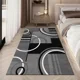 thumbnail image 1 of Alfombra Pasillera 3d Decorativa W.m G Moderna 1.8 M 60 M Ralla Blanco Negro, 1 of 3