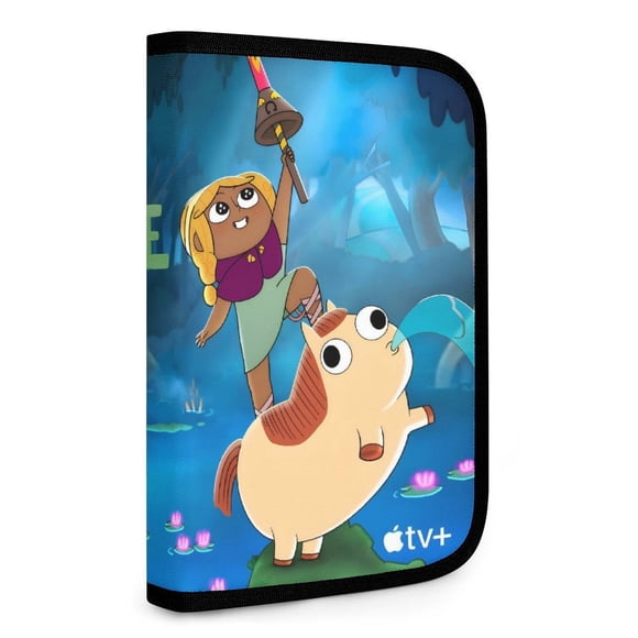 Piña y Pony Bolsa de Almacenamiento Plegable Portátil con Compartimentos, Organizador de Herramientas Multi-Bolsillo, Uso Dual Viaje y Hogar 26.5*17.8cm