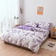 thumbnail image 4 of Juego de cama de 2 piezas con edredón y funda de almohada de mármol suave, individual, AU, 150 x 200 cm (morado), 4 of 8