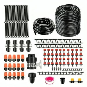 Genérico - Kit De Riego Por Goteo 40+10 Metros 177 Piezas