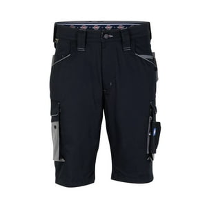 T-World - Pantalon Corto Cargo Hombre Negro/Gris Claro