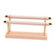 thumbnail image 2 of Soporte Para Anillos Con Base De Madera Desmontable, Expositor De Joyas Para Tienda De Exhibición, 2 Niveles, 2 of 5