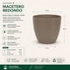 thumbnail image 3 of Macetero Redondo Beige 14 cm Plastico Interior Escritorio cafe S, 3 of 9