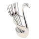thumbnail image 5 of Swan Forks Cucharas Juego de vajilla Café base Soporte para frutas 6 tenedor, 5 of 5