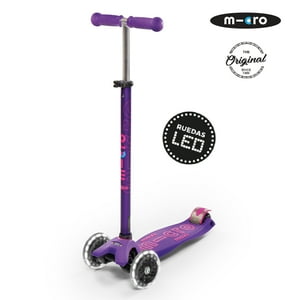 Micro - Scooter Maxi Deluxe Led Morado