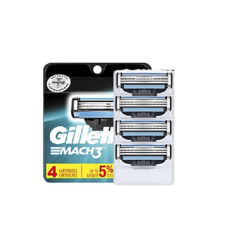 Genérico - Repuesto Cabezal Compatible Para Prestobarba Gillette Mach 3 Turbo 4