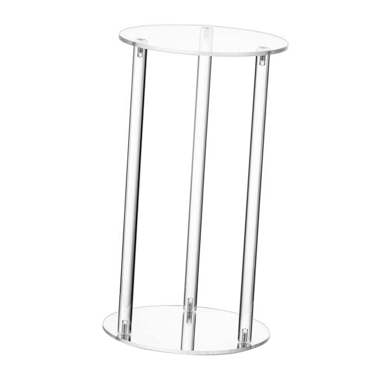 Bothyi - Soporte De Flores Acrílico, Centro De Mesa De Boda, Decoración Para Fiesta De Cumpleaños, Redondo, 25X25X40Cm