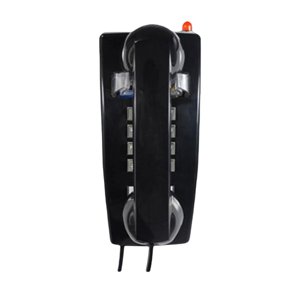 Magideal - Teléfono De Pared Auricular Control De Volumen Con Indicador Teléfono Fijo De Pared Teléfono Montado En La Pared Para Sala De Estar Cocina Aeropuerto Negro