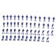 thumbnail image 5 of Figura De Acción De Simulación De 50 Piezas, Figura De Policía Pintada, Dise?o De Modelo En Miniatura, 5 of 5