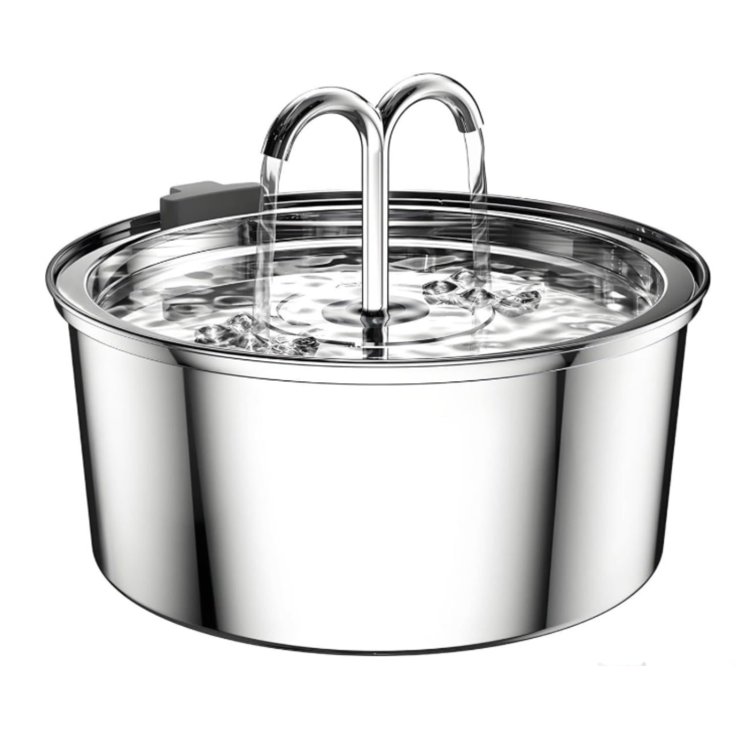 Genérico - Bebedero Gato Automático Inox Llave Silencioso Dual 3,2 L