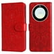 thumbnail image 5 of Funda tipo cartera FOXDOCK para Honor X40 , diseño girasol en relieve, cuero PU, cierre magnético, soporte y tarjetero, 5 of 5