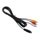thumbnail image 1 of 5FT 1,5 M S-Video 7 Pin Pin Tap To 3 RCA Cable De Audio Masculino Para PC TV Laptop, 1 of 5