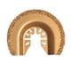thumbnail image 1 of Oscilante Multitool 65mm Universal Fit Carbure Grit Semicircle Blade, Medio Círculo Diamond Cutting Disc Multitool para Herramientas Eléctricas, 1 of 3