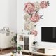 thumbnail image 4 of Pegatina de Pared Kiddale 71,5 × 102 cm – Flores de Peonía y Rosa, 4 of 8