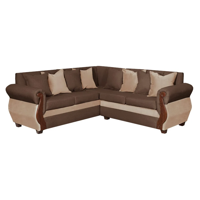 Genérico - Sofa Seccional 3-2 Madison Chocolate