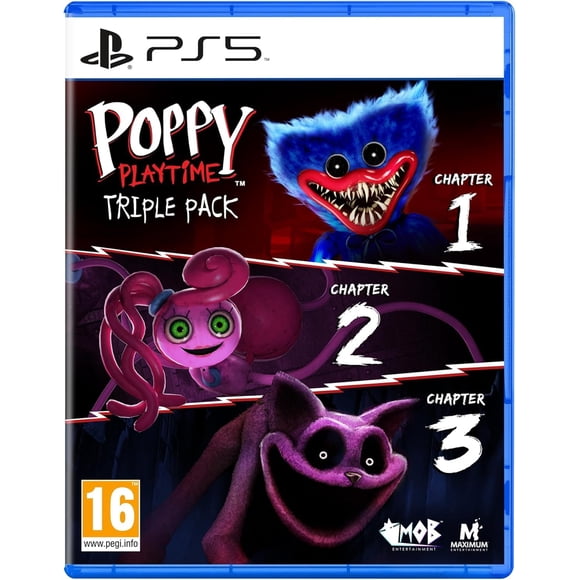 Paquete Triple de Videojuegos Poppy Playtime de Maximum Entertainment