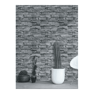 Genérico - Papel Mural Piedra Gris