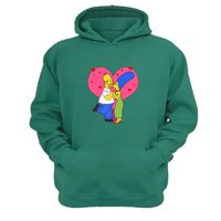 Genérico - Polerón Canguro Familia Amarilla Verde Aguamarina Talla S Unisex