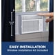 thumbnail image 2 of Aire acondicionado de ventana GE de 5000 BTU para habitaciones pequeñas de 14 m², 2 of 6