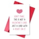 thumbnail image 1 of Tarjeta de San Valentín LYMEQING divertida con forma de corazón, regalo para el Día de V, 1 of 6