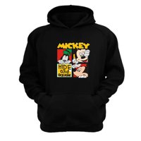 Genérico - Polerón Canguro Raton Negro Talla L Unisex