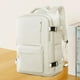 thumbnail image 4 of Mochila De Viaje Cabina Avión Impermeable 40lt Zapatos Usb, beige, Puede separar zonas húmedas y secas, con compartimento independiente para zapatos., 4 of 7