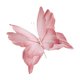 thumbnail image 4 of Decoración De Mariposa Artificial DIY, Mariposa Gigante Para La Pared Del Dormitorio De La Boda, Rosa, 4 of 5