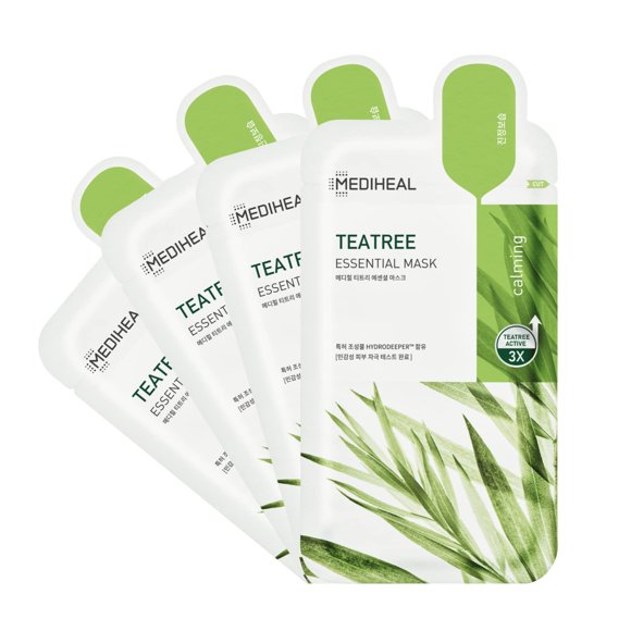 Mascarilla Mediheal Tea Tree Essential Skin Calmante x4