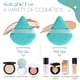 thumbnail image 4 of 10 borlas triangulares para base de maquillaje, borlas para polvos sueltos, borlas de maquillaje, 4 of 6