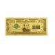 thumbnail image 1 of Billetes falsos coleccionables chapados en oro de 24 quilates de 10.000 dólares estadounidenses, 1 of 1